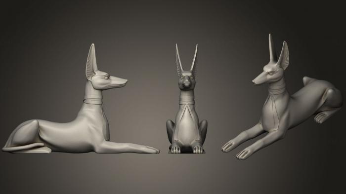 Animal figurines (STKJ_0707) 3D model for CNC machine